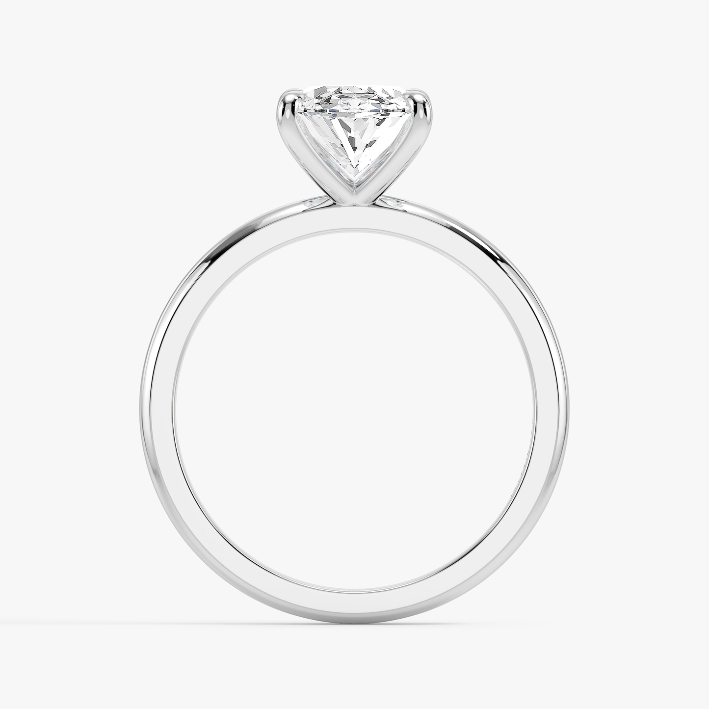 The Classic – Oval Lab Grown Diamond Ring, Platinum