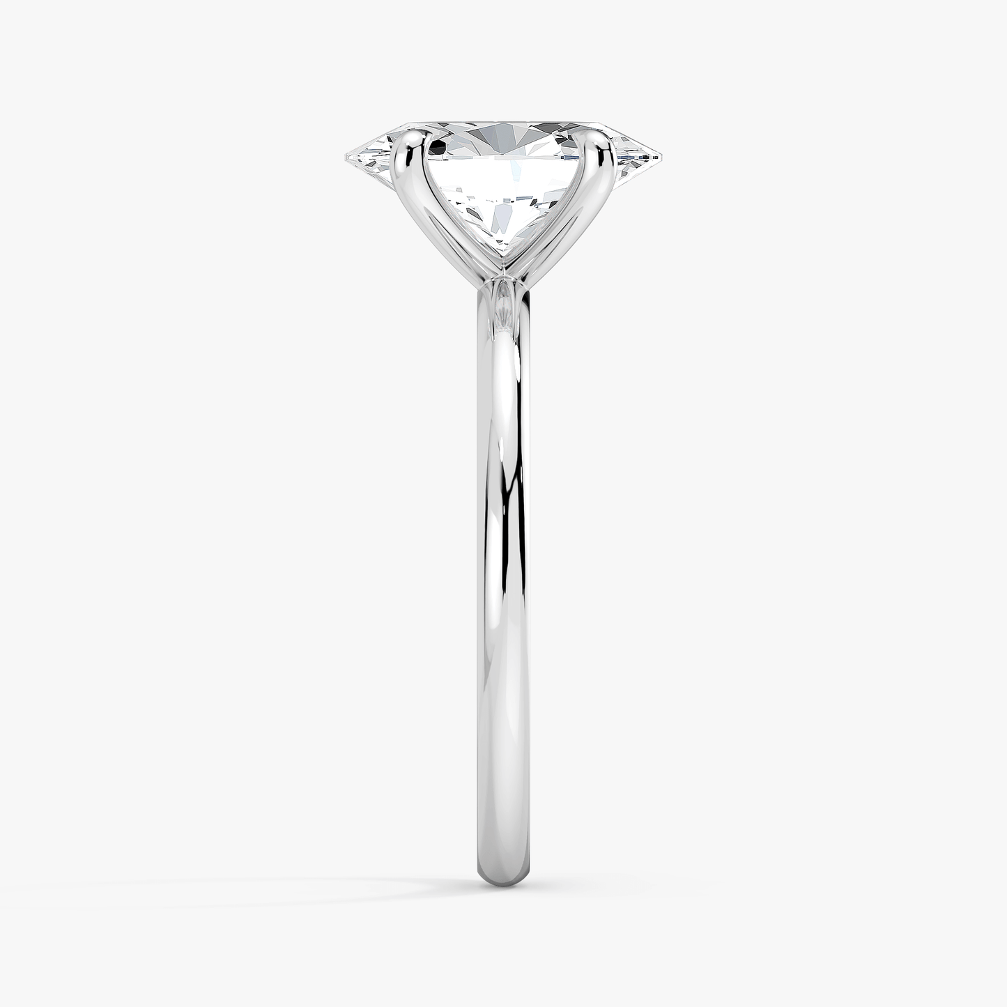 The Classic – Oval Lab Grown Diamond Ring, Platinum