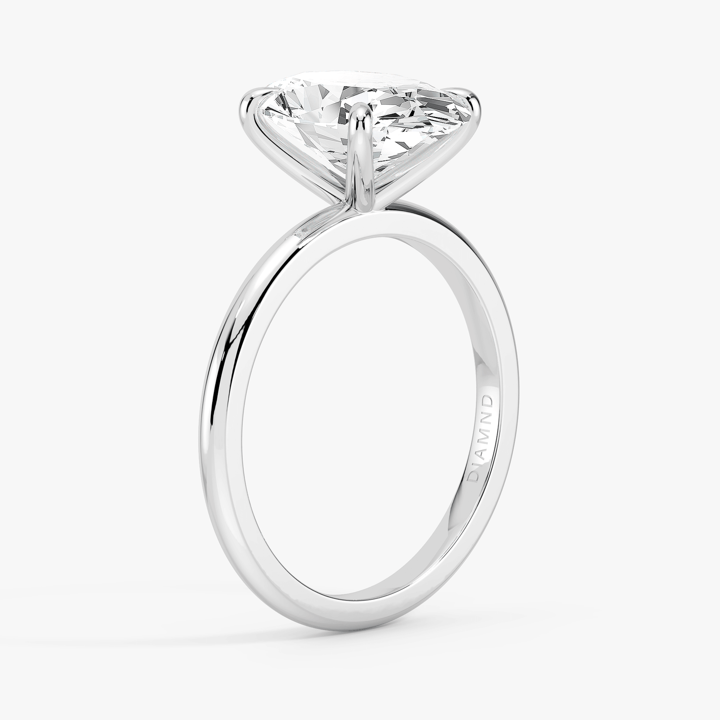 The Classic – Oval Lab Grown Diamond Ring, Platinum