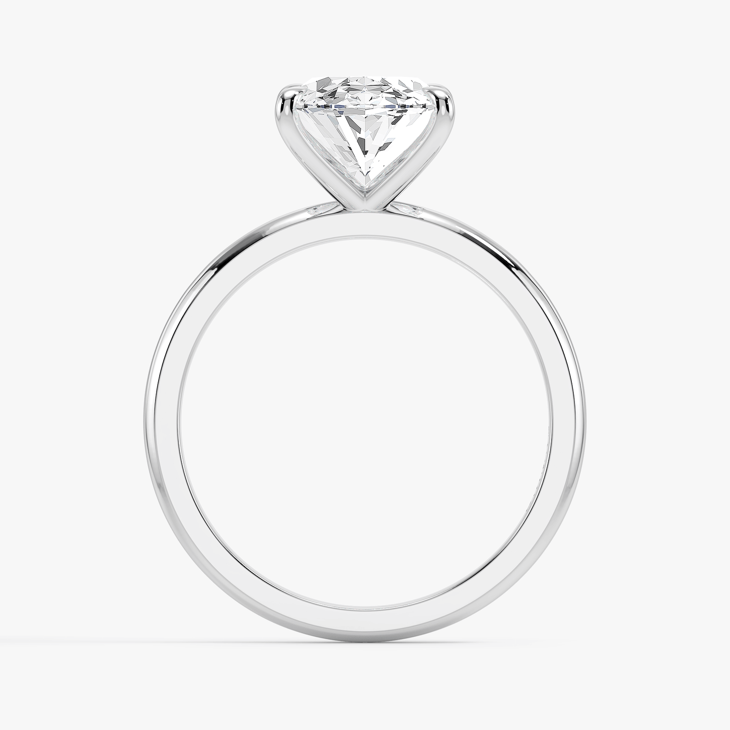 The Classic – Oval Lab Grown Diamond Ring, Platinum