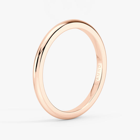 The Petite Wedding Ring, 18k Rose Gold